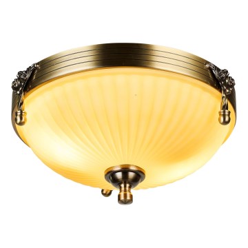 Brilagi - Ceiling light CLASSIC 2xE27/60W/230V brass
