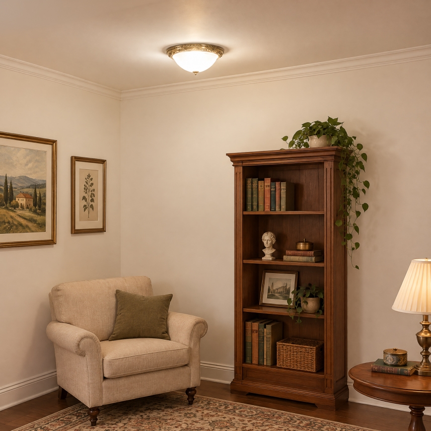 BRILAGI - Ceiling light CLASSIC 3xE27/60W/230V brass