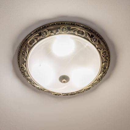 BRILAGI - Ceiling light CLASSIC 3xE27/60W/230V brass