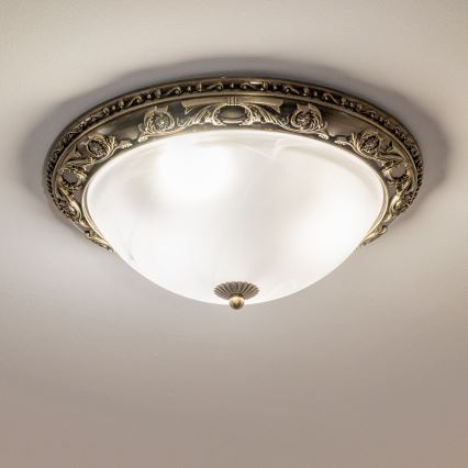 BRILAGI - Ceiling light CLASSIC 3xE27/60W/230V brass