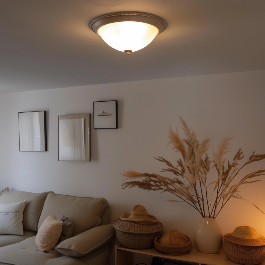 Brilagi - Ceiling light CLASSIC 3xE27/60W/230V creamy/patina