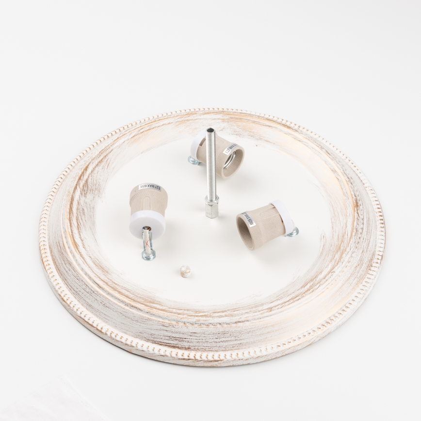 Brilagi - Ceiling light CLASSIC 3xE27/60W/230V creamy/patina