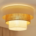 BRILAGI-Ceiling light DENVER LUNETA 1xE27/15W/230V d. 45 beige/brown/creamy