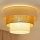 Brilagi-Ceiling light DENVER LUNETA 1xE27/15W/230V d. 45 beige/brown/creamy