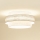 Brilagi - Ceiling light DOVER SPACE LED/12W/230V d. 50 cm 3000K/4000K/6400K grey/creamy