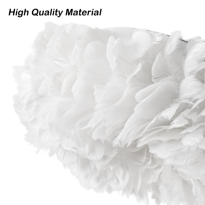 BRILAGI - Ceiling light FEATHER 3xE27/40W/230V Ø 40 cm white