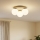 Brilagi - Ceiling light fixture MILO ECRU 1xE27/60W/230V Ø 15 cm beige/gold