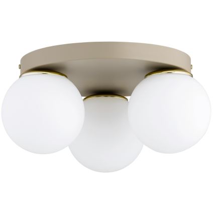 Brilagi - Ceiling light fixture MILO ECRU 1xE27/60W/230V Ø 15 cm beige/gold