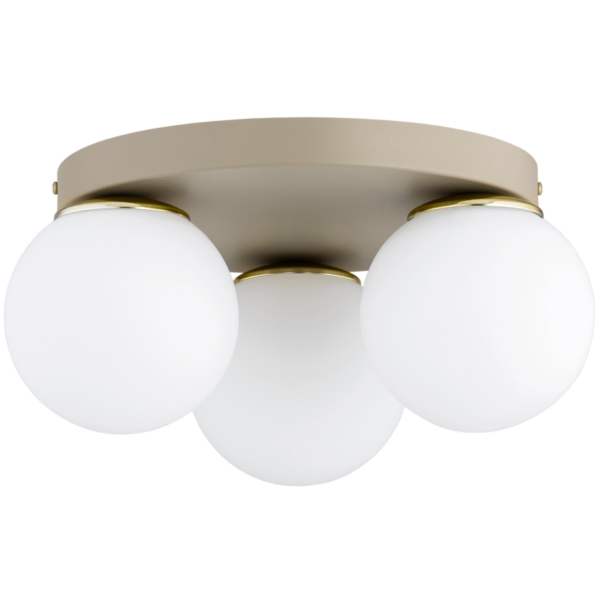 Brilagi - Ceiling light fixture MILO ECRU 1xE27/60W/230V Ø 15 cm beige/gold