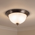 BRILAGI - Ceiling light FRESCO 2xE27/40W/230V Ø 28 cm brass