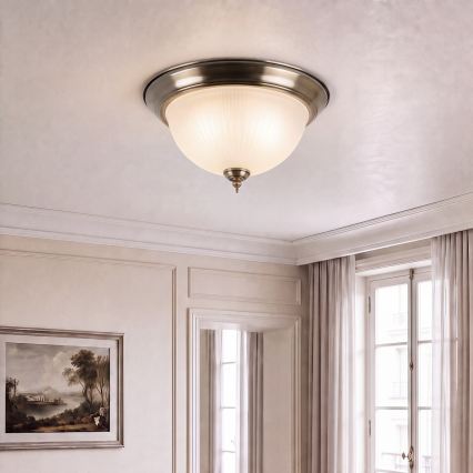 BRILAGI - Ceiling light FRESCO 2xE27/40W/230V Ø 28 cm brass
