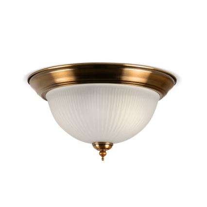 BRILAGI - Ceiling light FRESCO 2xE27/40W/230V Ø 28 cm copper finish