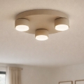 Brilagi - Ceiling light MONO 3x GX53 / 12W / 230V, Ø 30 cm, beige