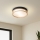 Brilagi - Ceiling light ORINO 2xE27/40W/230V Ø 27 cm black/oak
