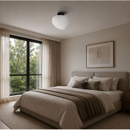 BRILAGI - Ceiling light PEBBLES 1xE27/40W/230V Ø 30 cm black