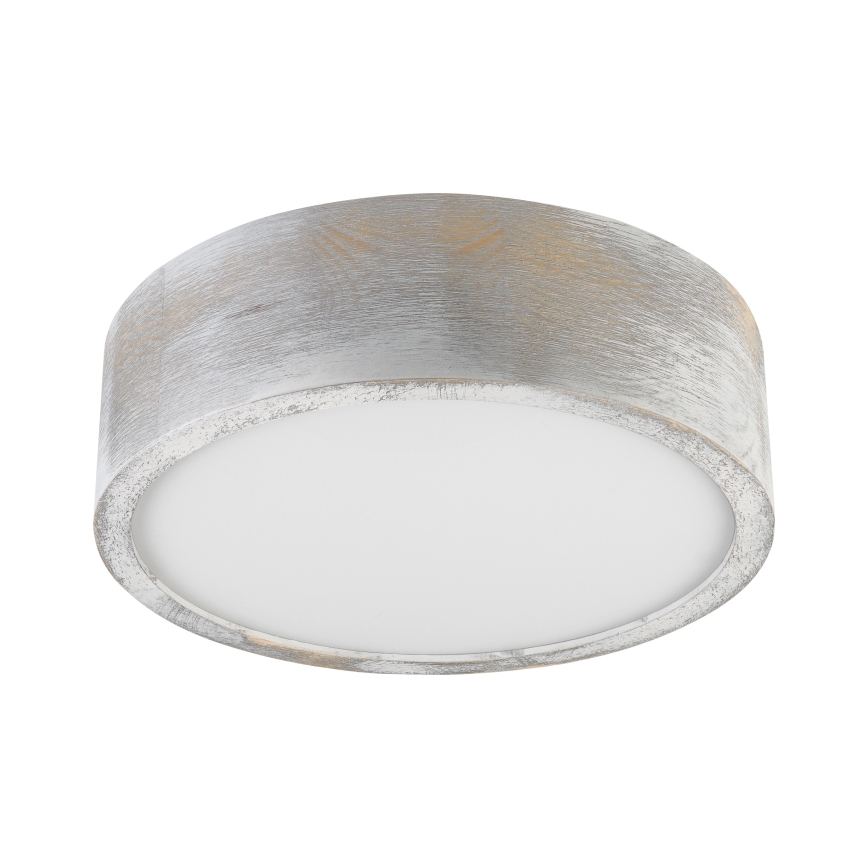 Brilagi - Ceiling light PINO 1xE27/15W/230V pine/silver Ø 27,5 cm