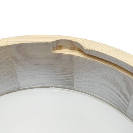 Brilagi - Ceiling light PINO 1xE27/15W/230V pine/silver Ø 27,5 cm