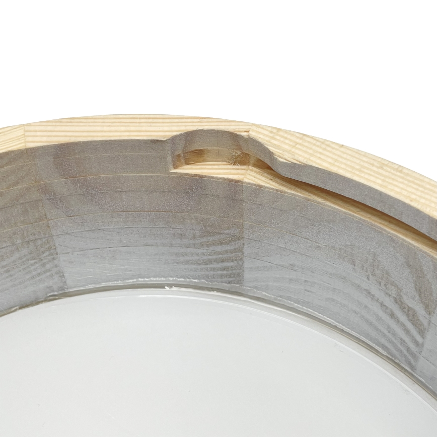 Brilagi - Ceiling light PINO 1xE27/15W/230V pine/silver Ø 27,5 cm