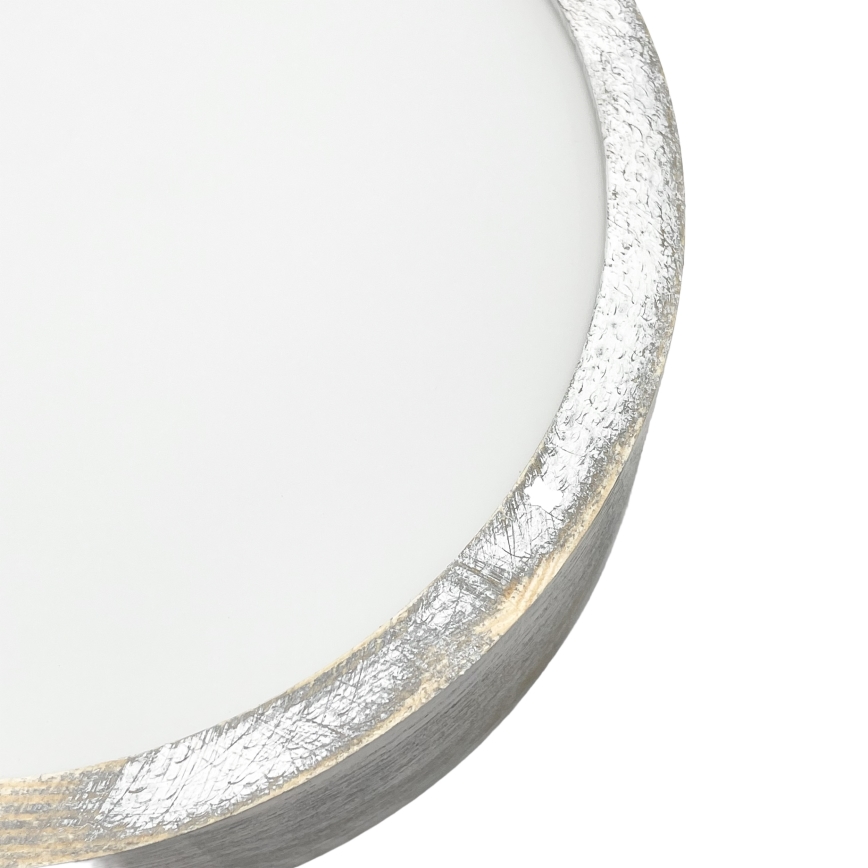 Brilagi - Ceiling light PINO 1xE27/15W/230V pine/silver Ø 27,5 cm