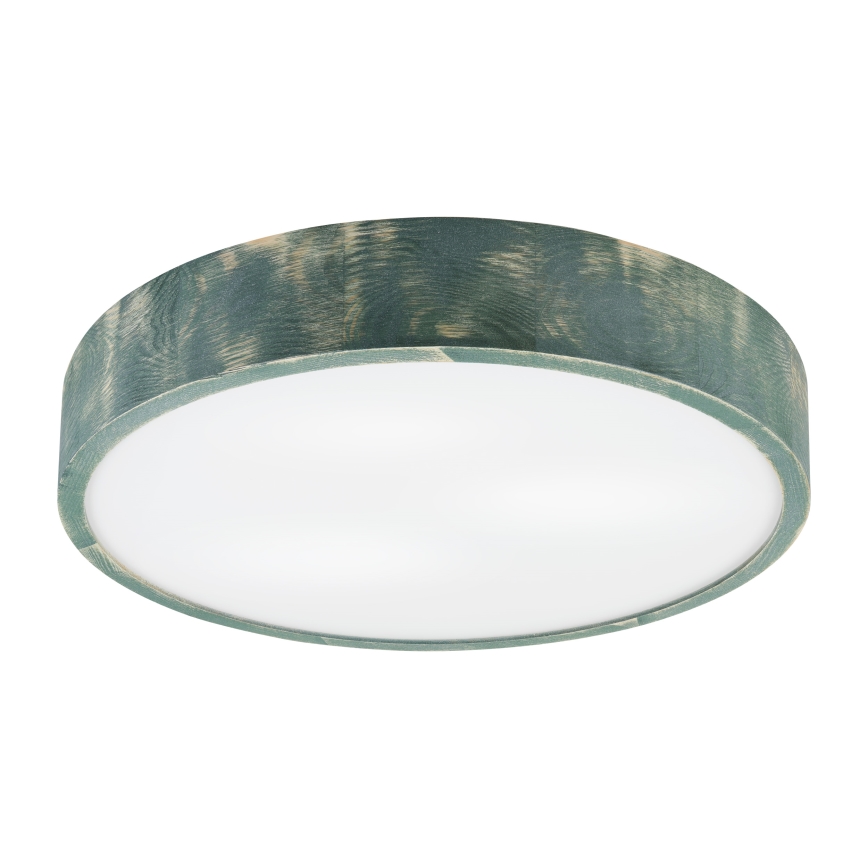 Brilagi - Ceiling light PINO 3xE27/15W/230V pine/green dia. 47,5 cm