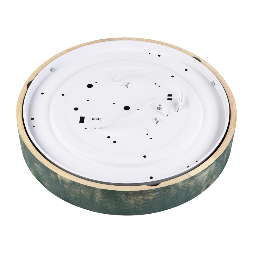 Brilagi - Ceiling light PINO 3xE27/15W/230V pine/green dia. 47,5 cm