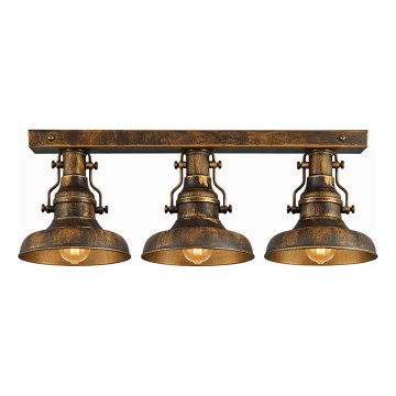 Brilagi - Ceiling light PYRONIC 3xE27/40W/230V bronze/patina