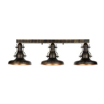 Brilagi - Ceiling light PYRONIC 3xE27/40W/230V bronze/patina