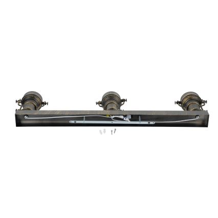 Brilagi - Ceiling light PYRONIC 3xE27/40W/230V bronze/patina