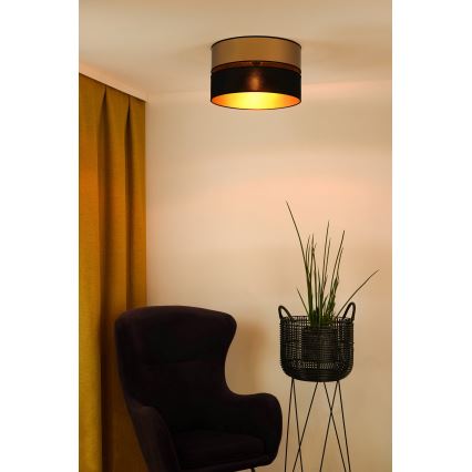 Brilagi - Ceiling light ROYAL 1xE27/15W/230V d. 40 cm black/gold