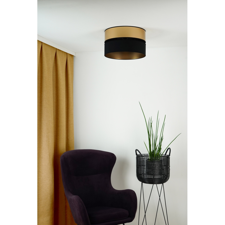 Brilagi - Ceiling light ROYAL 1xE27/15W/230V d. 40 cm black/gold