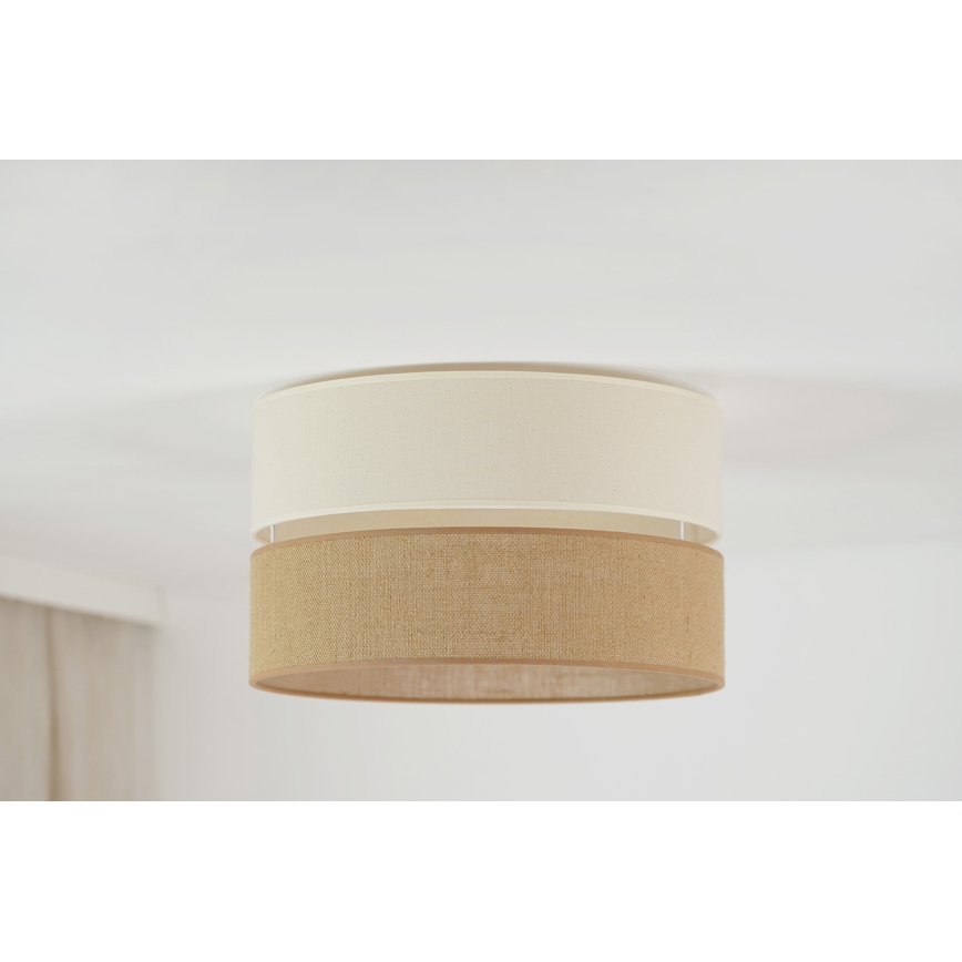 Brilagi - Ceiling light ROYAL YUTE 1xE27/15W/230V d. 40 cm beige/creamy
