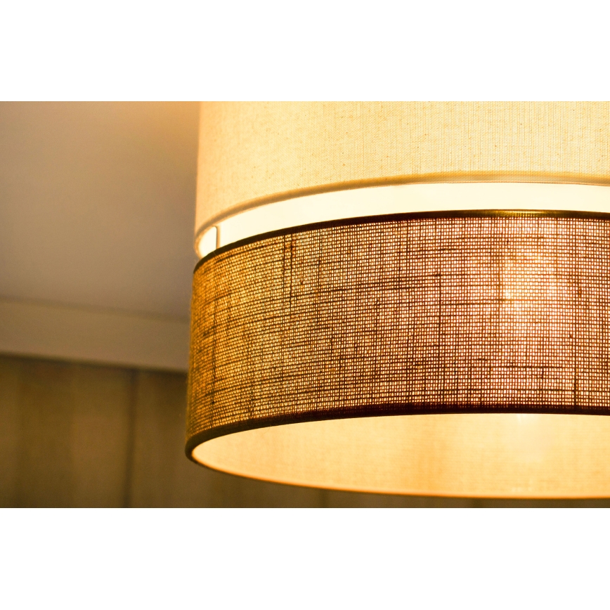 Brilagi - Ceiling light ROYAL YUTE 1xE27/15W/230V d. 40 cm beige/creamy