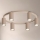 Brilagi - Ceiling light SELE 6xGU10/30W/230V beige