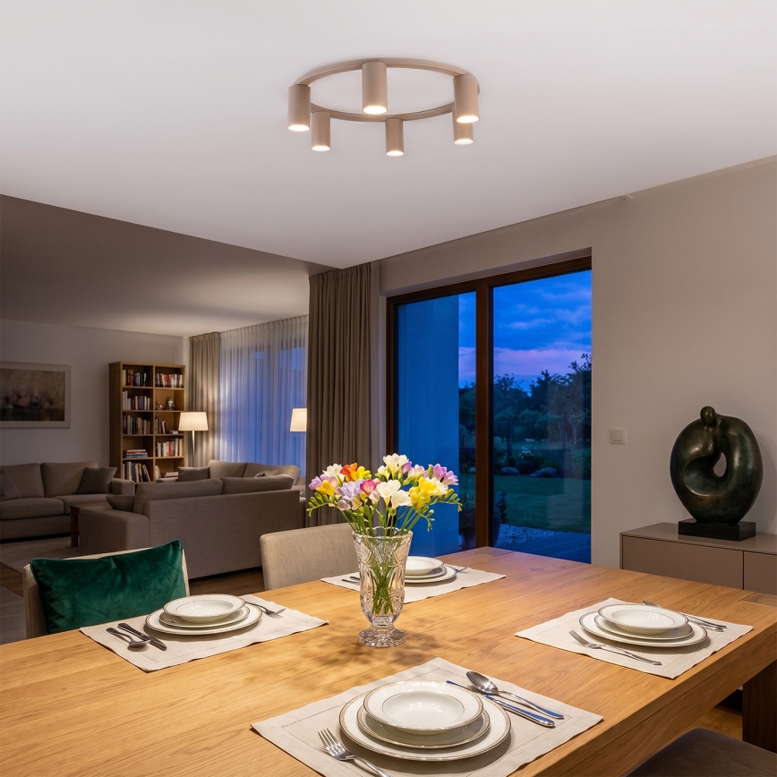 BRILAGI - Ceiling light SELE 6xGU10/30W/230V beige