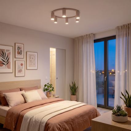 BRILAGI - Ceiling light SELE 6xGU10/30W/230V beige