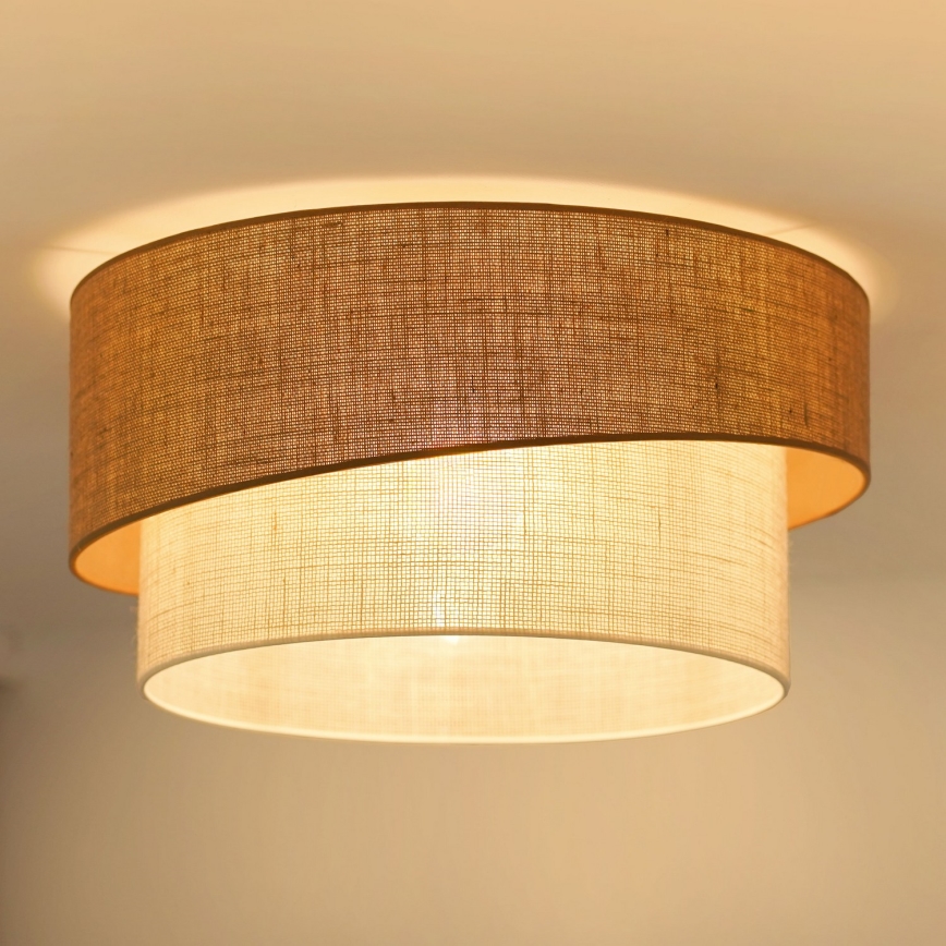 Brilagi - Ceiling light SHINE 1xE27/15W/230V d. 50 cm beige/creamy
