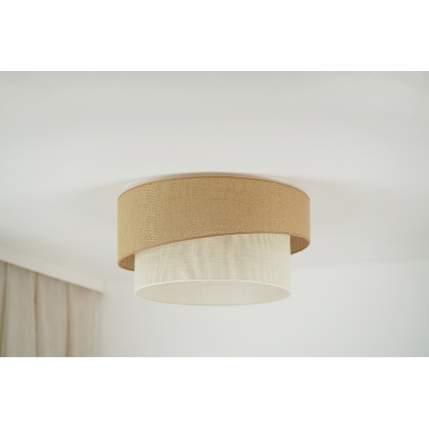 Brilagi - Ceiling light SHINE 1xE27/15W/230V d. 50 cm beige/creamy