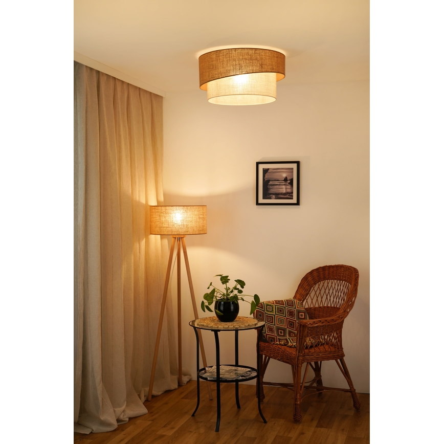 Brilagi - Ceiling light SHINE 1xE27/15W/230V d. 50 cm beige/creamy