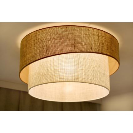 Brilagi - Ceiling light SHINE 1xE27/15W/230V d. 50 cm beige/creamy
