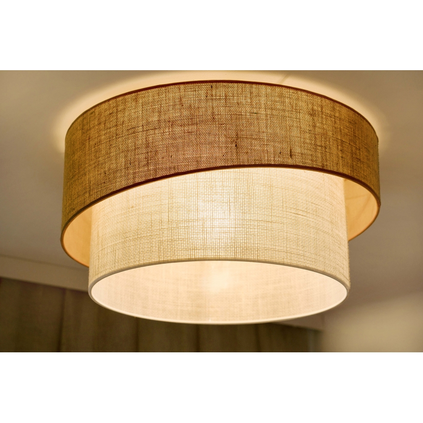 Brilagi - Ceiling light SHINE 1xE27/15W/230V d. 50 cm beige/creamy