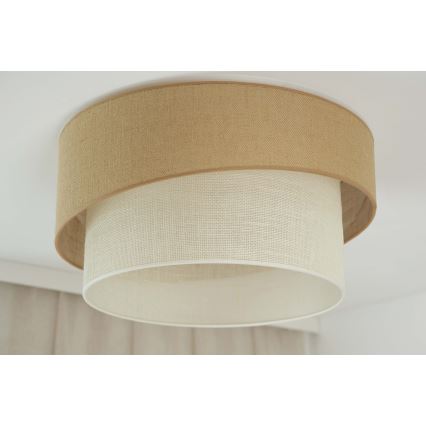 Brilagi - Ceiling light SHINE 1xE27/15W/230V d. 50 cm beige/creamy