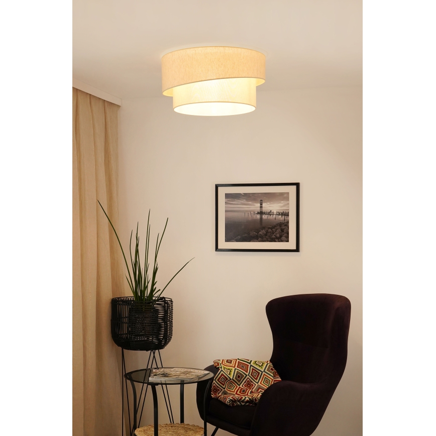 Brilagi - Ceiling light SHINE 1xE27/15W/230V d. 50 cm creamy