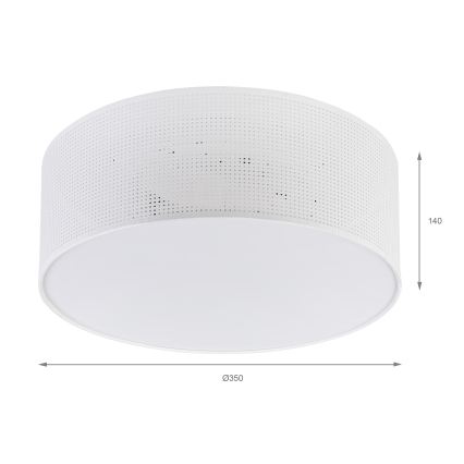 BRILAGI - Ceiling light SIRIJA MODERN 2xE27/60W/230V Ø 35 cm white