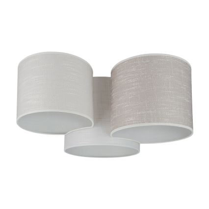 Brilagi - Ceiling light SNAKE 3xE27/15W/230V grey/creamy
