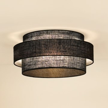 Brilagi - Ceiling light SPACE YUTE LED/12W/230V d. 50 cm 3000K/4000K/6400K black