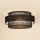 Brilagi - Ceiling light SPACE YUTE LED/12W/230V d. 50 cm 3000K/4000K/6400K black