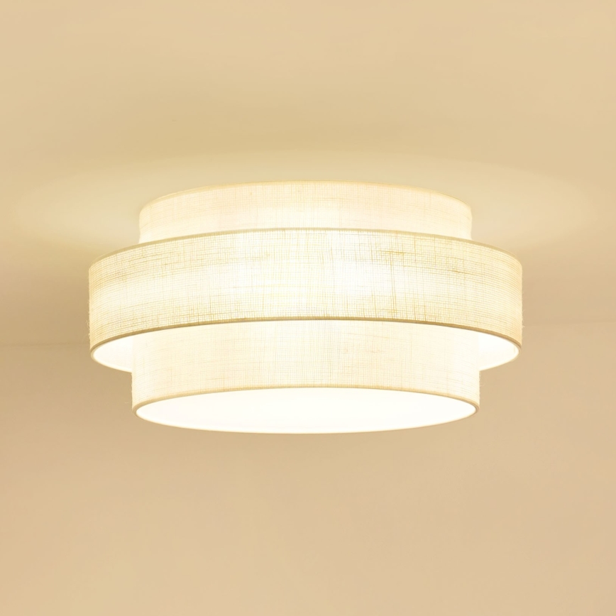 Brilagi - Ceiling light SPACE YUTE LED/12W/230V d. 50 cm 3000K/4000K/6400K creamy
