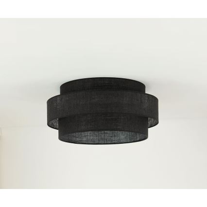 Brilagi - Ceiling light SPACE YUTE LED/12W/230V d. 50 cm 3000K/4000K/6400K black