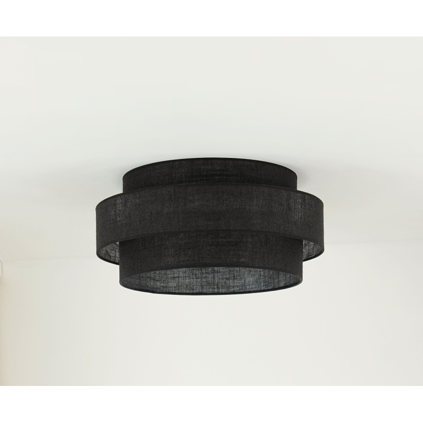 Brilagi - Ceiling light SPACE YUTE LED/12W/230V d. 50 cm 3000K/4000K/6400K black