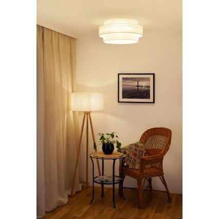Brilagi - Ceiling light SPACE YUTE LED/12W/230V d. 50 cm 3000K/4000K/6400K creamy